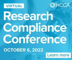 2022 Virtual Research Compliance Conference