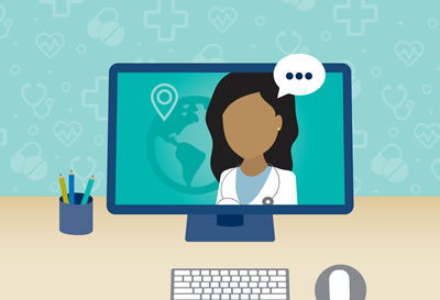 telehealth, Covid-19, video connection