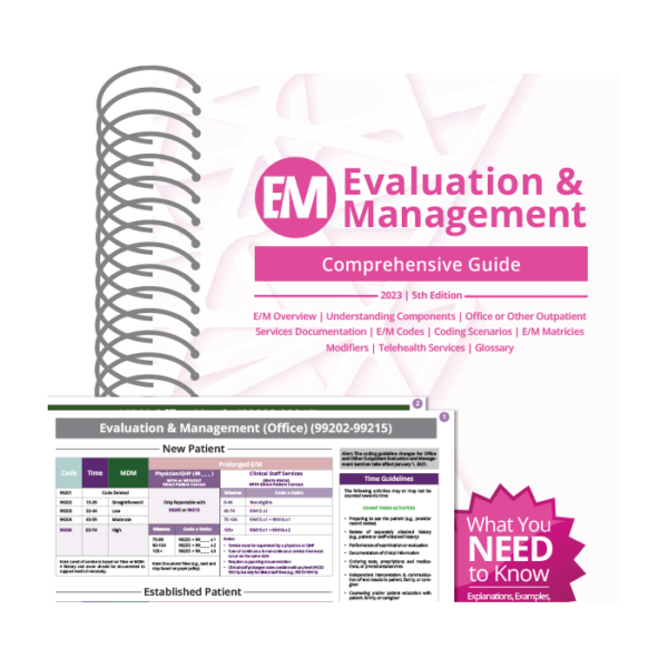 Evaluation & Management  Comprehensive Guide – 5th Edition  with Cardpack Bundle
