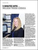 5 minutes with.... Melissa Troise-LoDuca