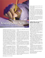 Testing Your NPI on Medicare Claims Submitted to Carriers and MACs