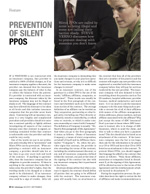 Prevention of Silent PPOs