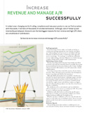 Increase REVENUE AND MANAGE A/R successfully