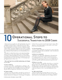 10 Operational Steps to Successful Transition to 2008 Codes