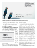 The 10 Immutable Laws of Computer Security - The Sixth Law