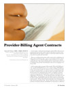 Provider-Billing Agent Contracts