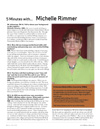 5 Minutes with... Michelle Rimmer