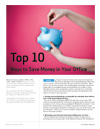 Top 10 Ways to Save Money in Your Office