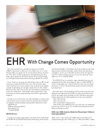 EHR With Change Comes Opportunity