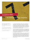 COMPLIANCE ALERT FOR THIRD PARTY BILLING COMPANIES
