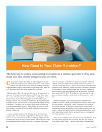 How Good is Your Claim Scrubber?