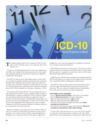 ICD-10 The Time to Prepare is Now!